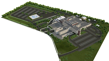 3D site model render
